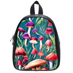 Forest Mushroom School Bag (small) by GardenOfOphir