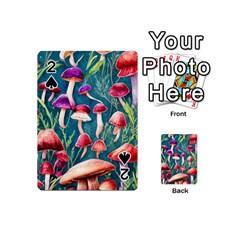 Forest Mushroom Playing Cards 54 Designs (mini) by GardenOfOphir