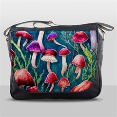 Forest Mushroom Messenger Bag by GardenOfOphir