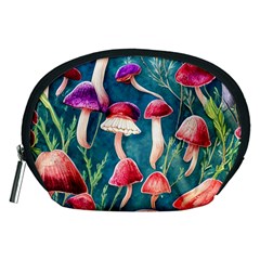 Forest Mushroom Accessory Pouch (medium) by GardenOfOphir