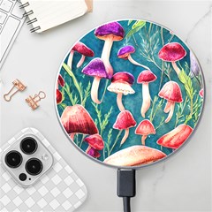 Forest Mushroom Wireless Fast Charger(white) by GardenOfOphir