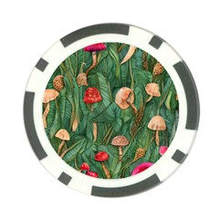 Fairycore Mushroom Poker Chip Card Guard