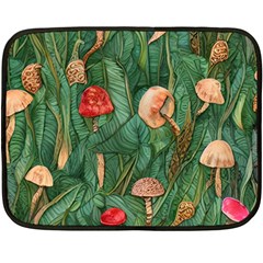 Fairycore Mushroom Fleece Blanket (mini) by GardenOfOphir