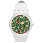 Fairycore Mushroom Round Plastic Sport Watch (M) Front