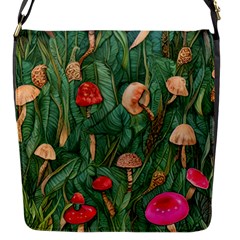 Fairycore Mushroom Flap Closure Messenger Bag (s) by GardenOfOphir