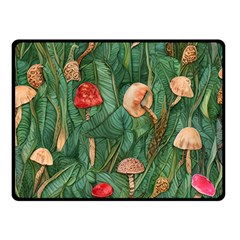 Fairycore Mushroom Fleece Blanket (small)