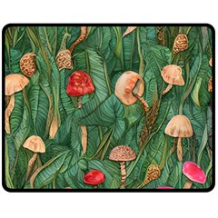 Fairycore Mushroom Fleece Blanket (Medium)