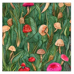 Fairycore Mushroom Square Satin Scarf (36  x 36 )