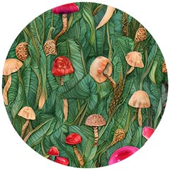 Fairycore Mushroom Wooden Puzzle Round