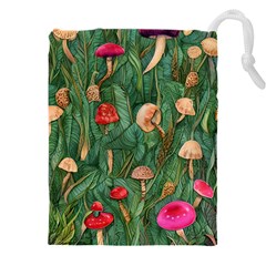 Fairycore Mushroom Drawstring Pouch (4xl) by GardenOfOphir