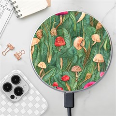 Fairycore Mushroom Wireless Fast Charger(white) by GardenOfOphir