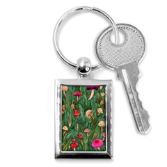 Fairycore Mushroom Key Chain (rectangle) by GardenOfOphir