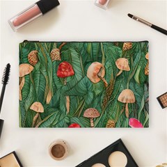 Fairycore Mushroom Cosmetic Bag (large) by GardenOfOphir