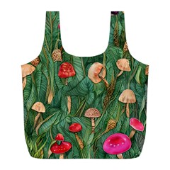 Fairycore Mushroom Full Print Recycle Bag (l) by GardenOfOphir