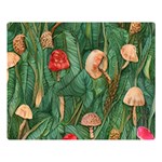 Fairycore Mushroom Premium Plush Fleece Blanket (Large) 80 x60  Blanket Front