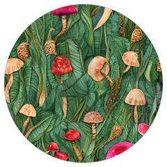 Fairycore Mushroom Round Trivet by GardenOfOphir