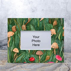 Fairycore Mushroom White Tabletop Photo Frame 4 x6 