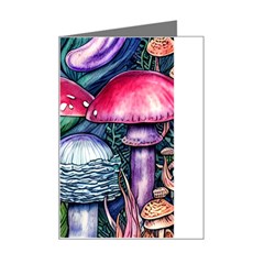 Foraging Mushroom Mini Greeting Card