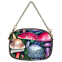 Foraging Mushroom Chain Purse (two Sides) by GardenOfOphir