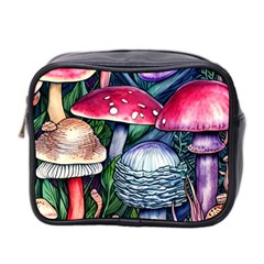 Foraging Mushroom Mini Toiletries Bag (two Sides) by GardenOfOphir