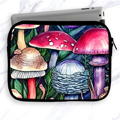 Foraging Mushroom Apple Ipad 2/3/4 Zipper Cases by GardenOfOphir