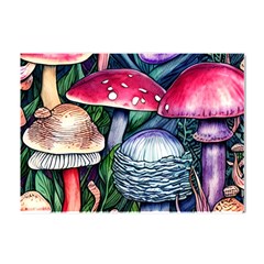 Foraging Mushroom Crystal Sticker (a4) by GardenOfOphir