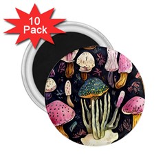 Natural Mushroom 2 25  Magnets (10 Pack)  by GardenOfOphir