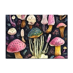 Natural Mushroom Sticker A4 (100 Pack) by GardenOfOphir