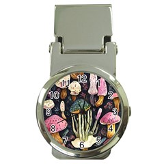 Natural Mushroom Money Clip Watches by GardenOfOphir