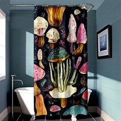 Natural Mushroom Shower Curtain 36  X 72  (stall)  by GardenOfOphir