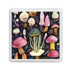 Natural Mushroom Memory Card Reader (square) by GardenOfOphir