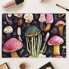 Natural Mushroom Cosmetic Bag (xxl) by GardenOfOphir