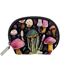 Natural Mushroom Accessory Pouch (small) by GardenOfOphir