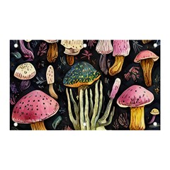 Natural Mushroom Banner And Sign 5  X 3  by GardenOfOphir