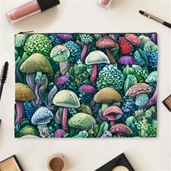 Mushroom Core Fairy Cosmetic Bag (xl) by GardenOfOphir