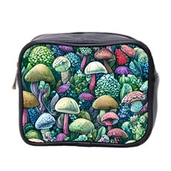 Mushroom Core Fairy Mini Toiletries Bag (two Sides) by GardenOfOphir