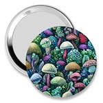 Mushroom Core Fairy 3  Handbag Mirrors Front