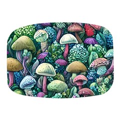 Mushroom Core Fairy Mini Square Pill Box by GardenOfOphir