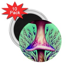 Tiny Witchy Mushroom 2 25  Magnets (10 Pack)  by GardenOfOphir