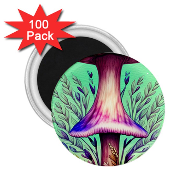 Tiny Witchy Mushroom 2.25  Magnets (100 pack) 