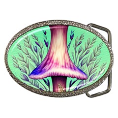 Tiny Witchy Mushroom Belt Buckles by GardenOfOphir