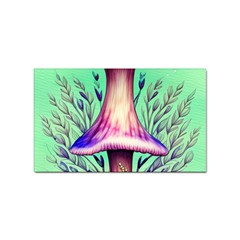 Tiny Witchy Mushroom Sticker (rectangular) by GardenOfOphir