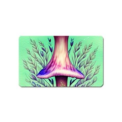 Tiny Witchy Mushroom Magnet (name Card) by GardenOfOphir