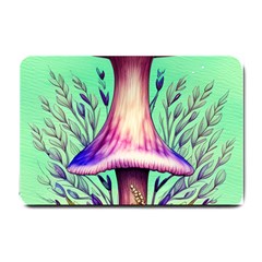 Tiny Witchy Mushroom Small Doormat by GardenOfOphir