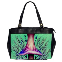 Tiny Witchy Mushroom Oversize Office Handbag by GardenOfOphir