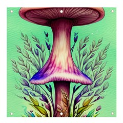 Tiny Witchy Mushroom Banner And Sign 4  X 4  by GardenOfOphir