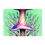 Tiny Witchy Mushroom Crystal Sticker (A4) Front