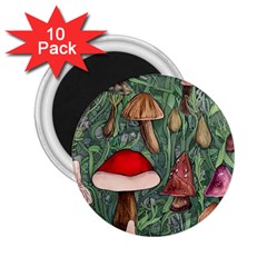 Fairycore Mushroom Forest 2 25  Magnets (10 Pack)  by GardenOfOphir