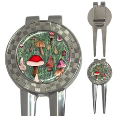 Fairycore Mushroom Forest 3-in-1 Golf Divots by GardenOfOphir