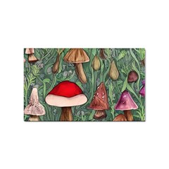 Fairycore Mushroom Forest Sticker Rectangular (100 Pack) by GardenOfOphir